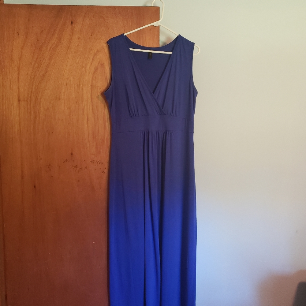 New Blue Maxi Dress XXL - Picture 3 of 5